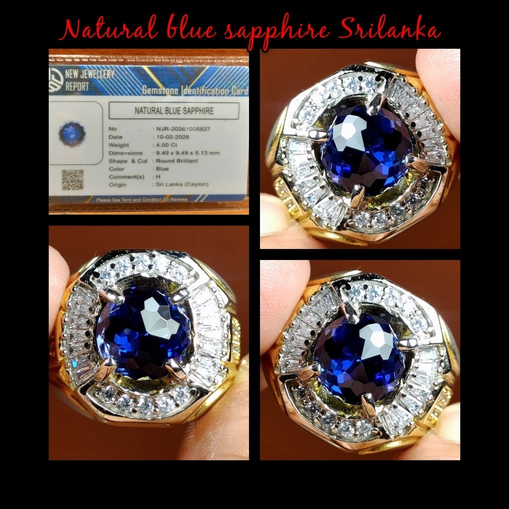 NATURAL ROYAL BLUE SAPPHIRE SRILANKA