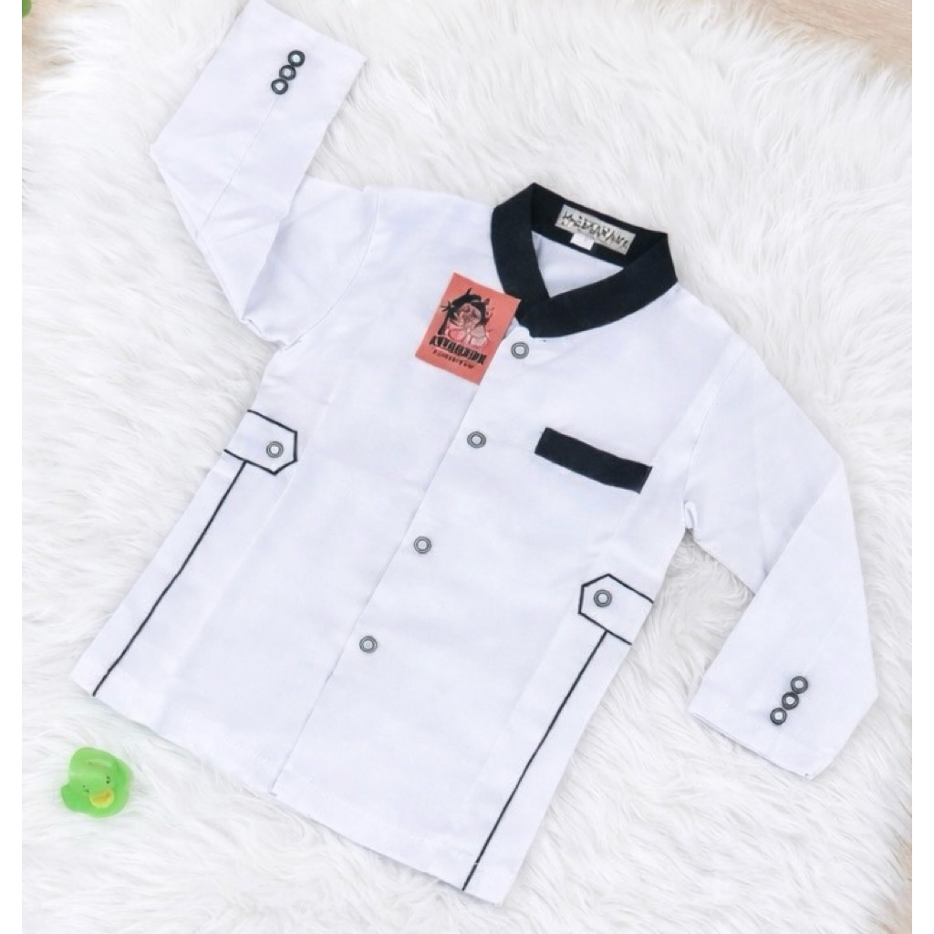 Jasko Koko Anak Lengan Panjang Atasan Koko Anak Remaja 3-16 Tahun