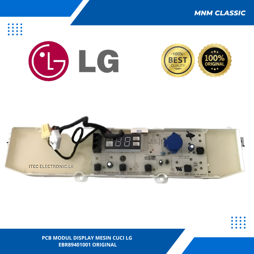 PCB MODUL DISPLAY MESIN CUCI LG TOP LOADING T2107VSPCK T2108VSPCK T2175VSPCK T2185VSPCK KODE PART EB
