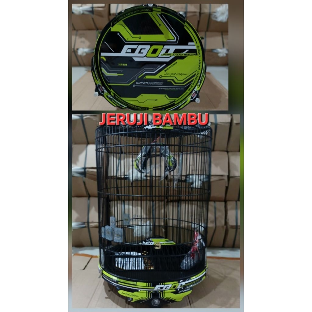 sangkar murai Ebod jaya decal pvc no 2
