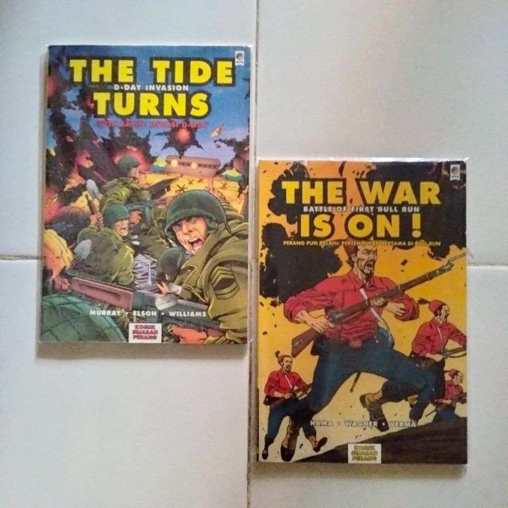 Paket Komik Sejarah Perang - Penerbit KPG