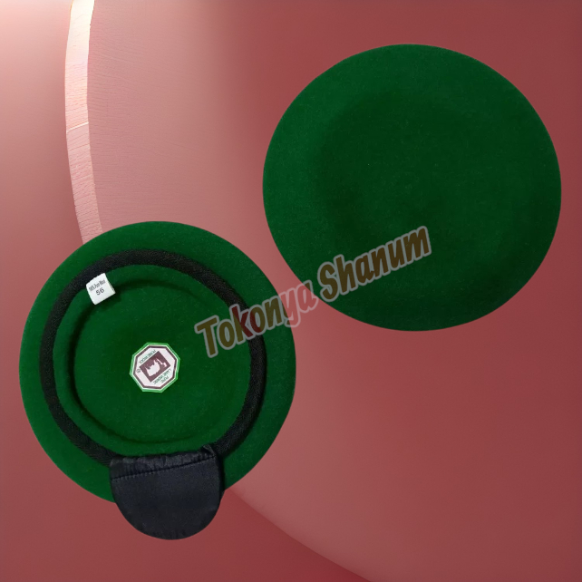 baret camel hijau / baret camel tni ad / baret camel