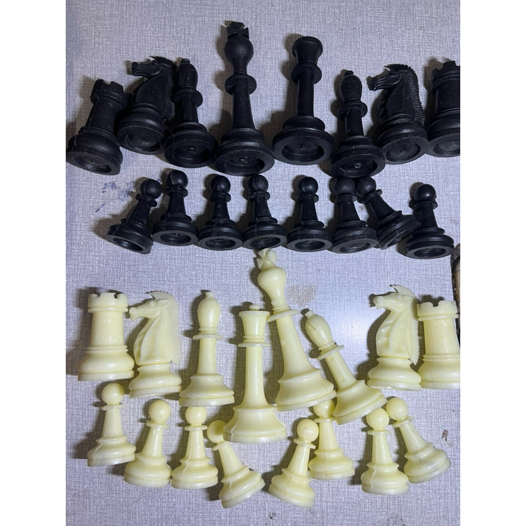 Biji Catur Plastik Jumbo Bahan Super Solid