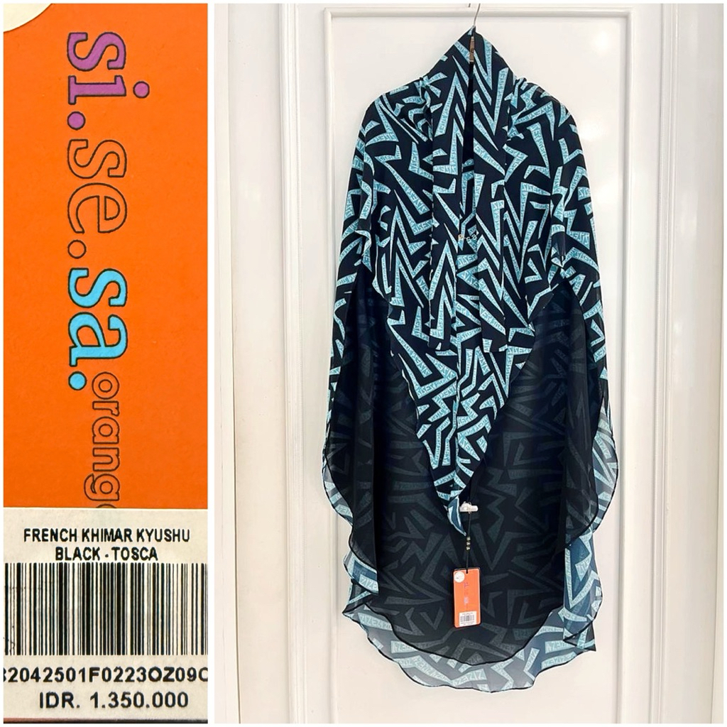 French khimar sisesa Black navy
