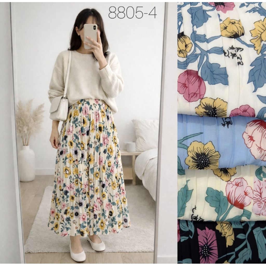 Rok Flower Ceruti imprt BKK full furing