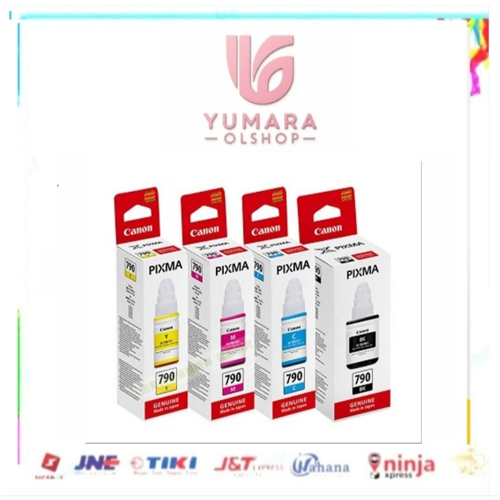 Tinta Canon GI 790 Printer G1010 G2010 G3010 Original