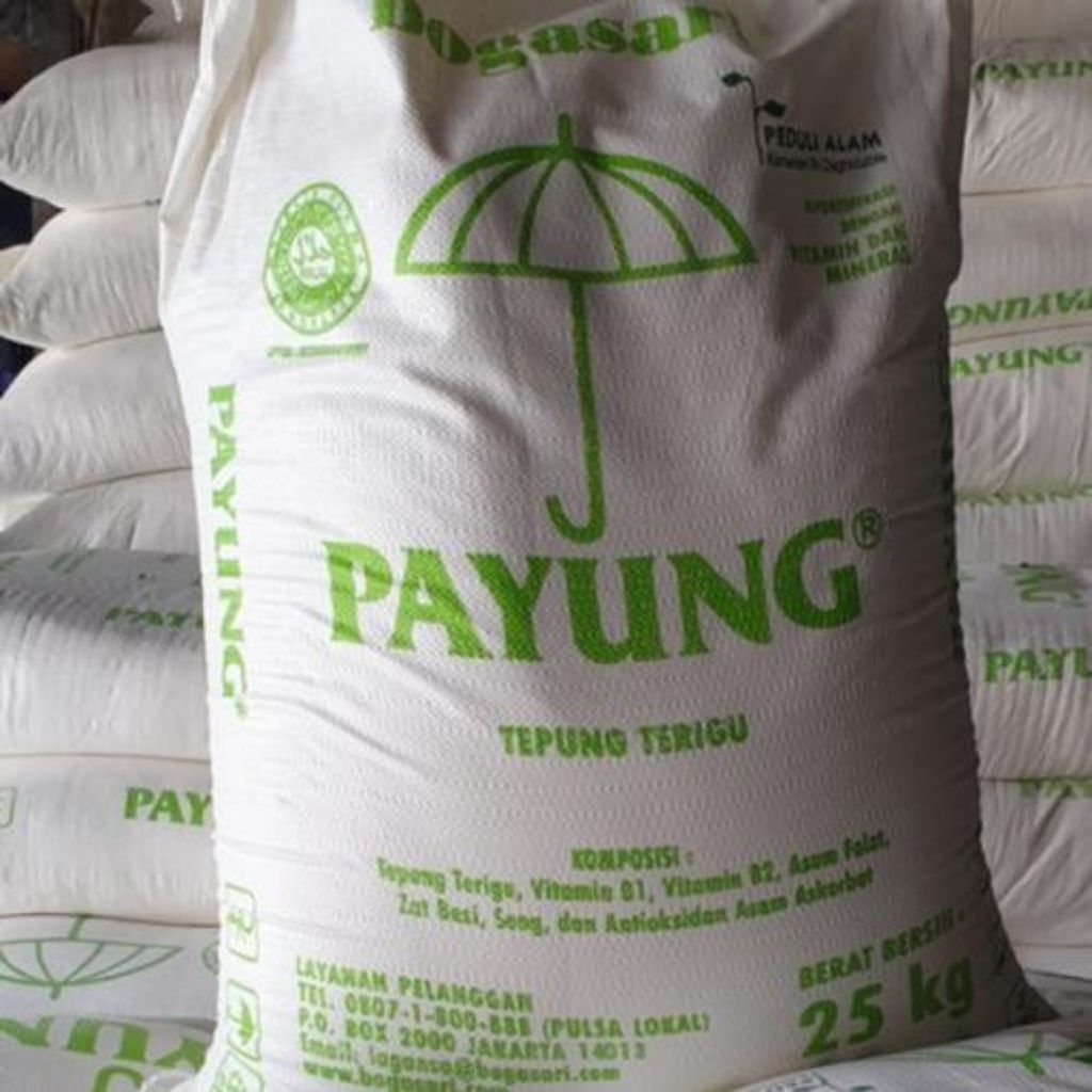 Tepung Terigu Berkualitas Payung 25 KG untuk Roti, Kue, dan Mie