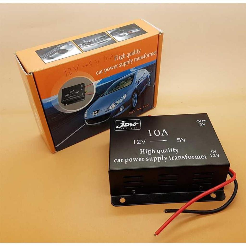 DC 12V to 5V 10A Car Power Supply Converter ( Penurun tegangan )