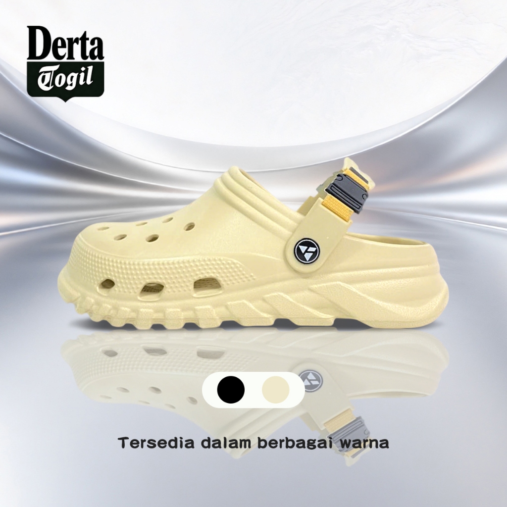 DertA Sandal Kodok Baim Pria Sendal Duet Max Clog EVA Ringan Breathable Waterproof Anti Slip Fashion
