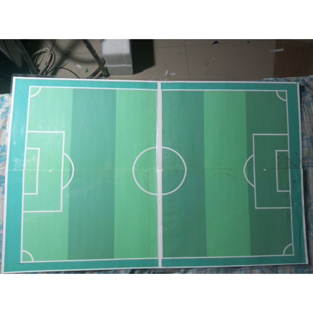 Dhafri DIY - Lapangan Kertas Laminating Panas untuk Mainan Sepak Bola Kertas