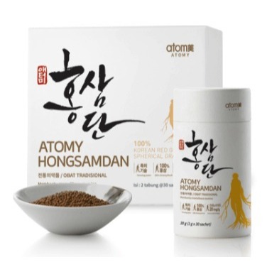 Atomy Hongsamdan 1gr x 30sachet x 2tabung - Obat tradisional alami 100% ginseng merah korea