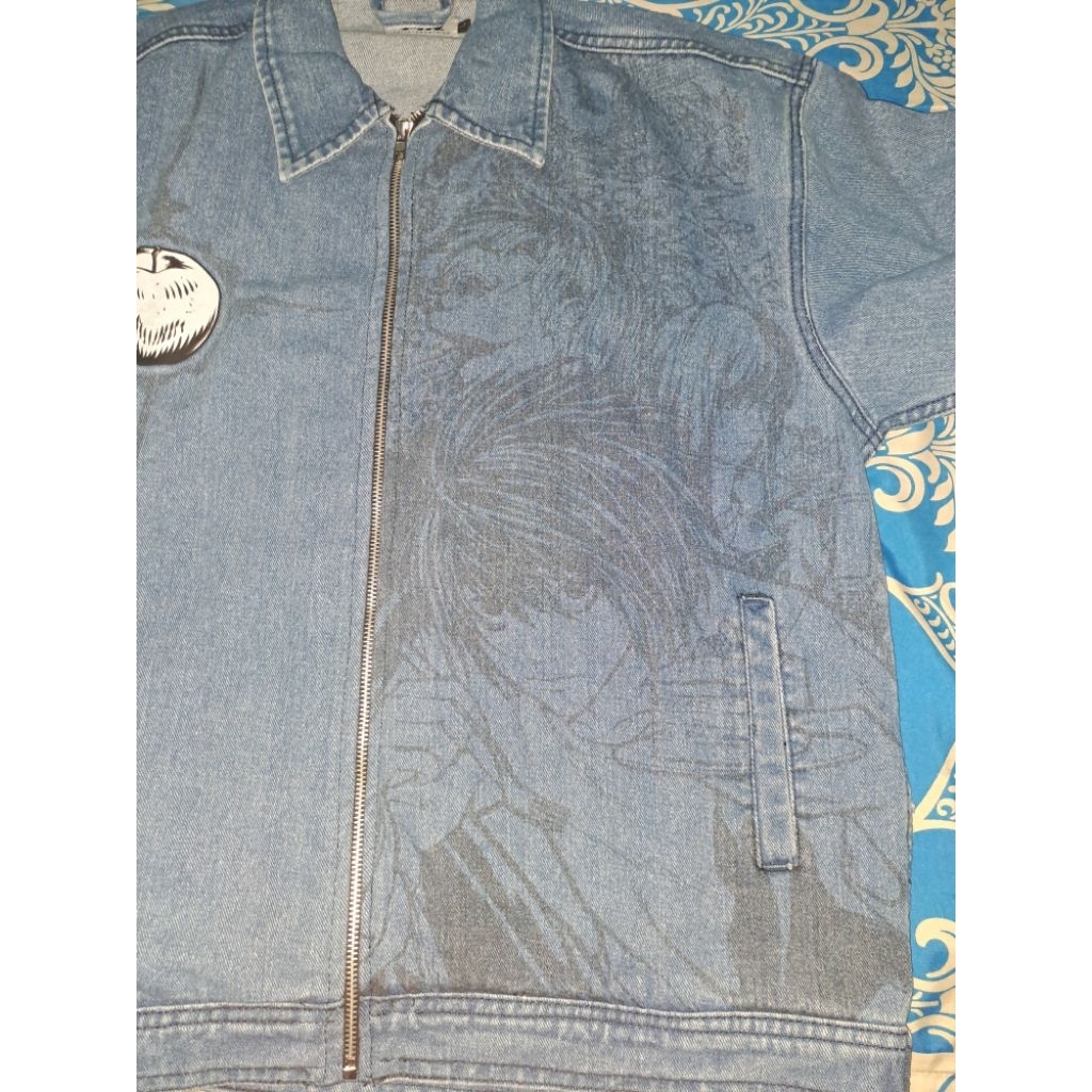 L Lawliet Denim Wash Jacket Faith Industries FTH