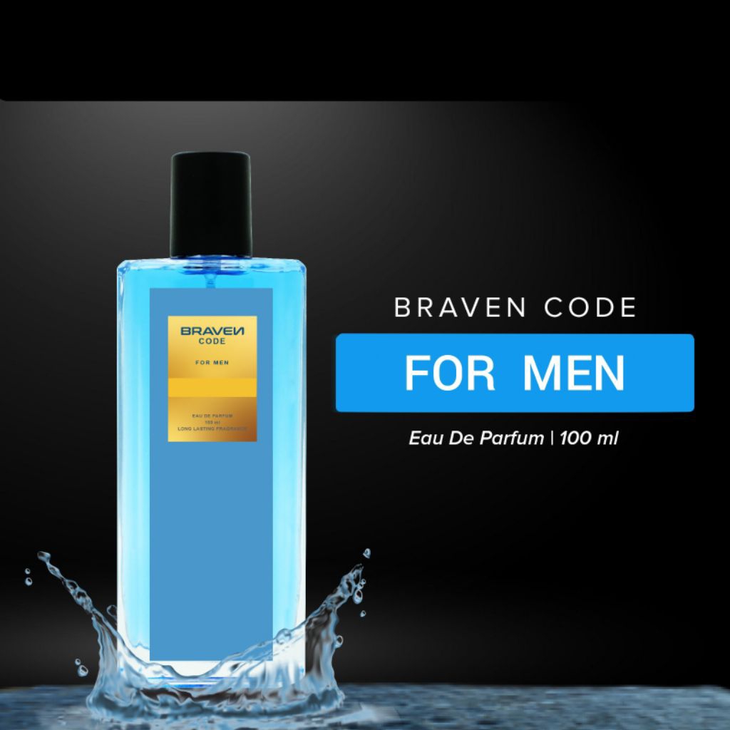 [BRAVEN] EAU DE PARFUM/ CODE/ PARFUM BRAVEN/ BIRU