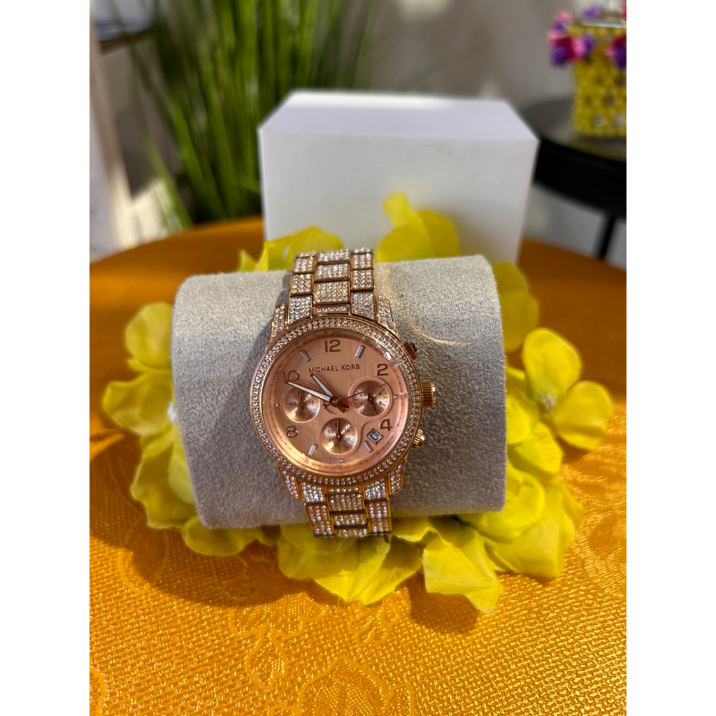 JAM TANGAN WANITA ROSEGOLD MK7481