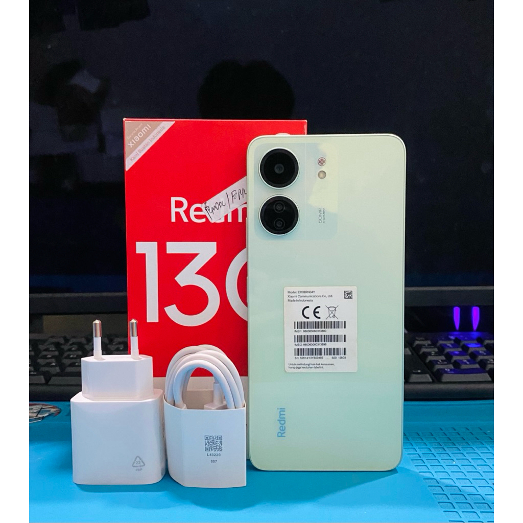 second redmi 13c 6/128 garansi resmi fullsett original