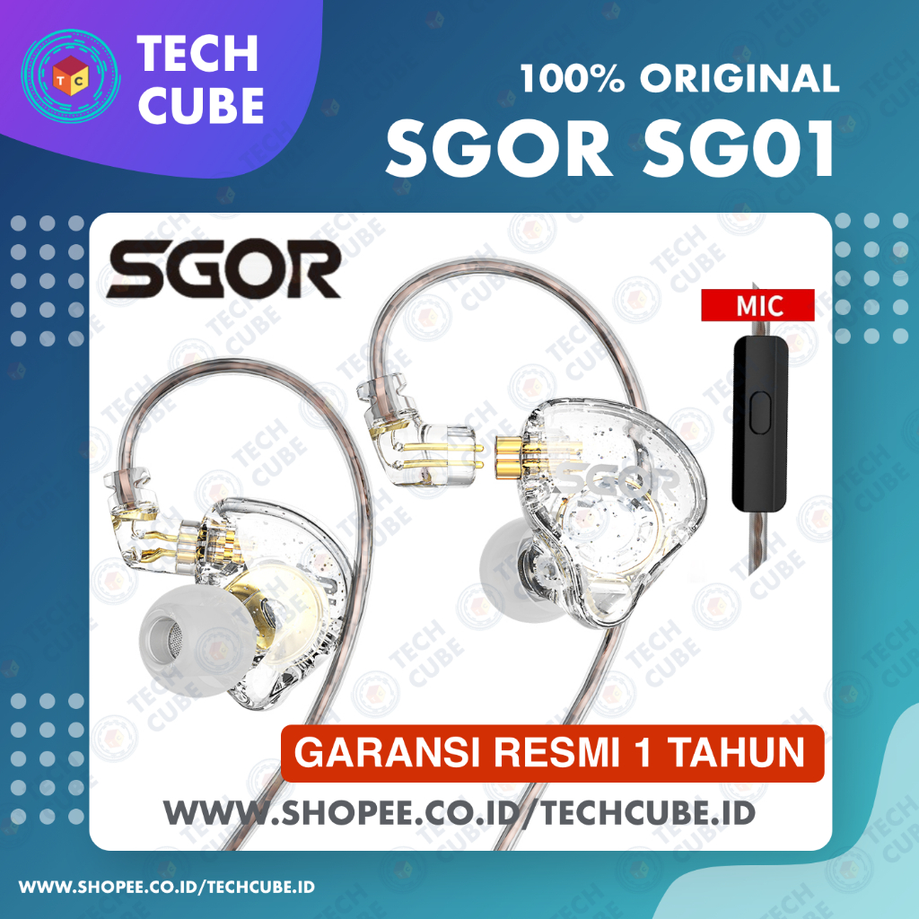 SGOR SGO1 with Mic In Ear Earphone Headset Magnetic Dynamic Driver Alt Venus Adonis