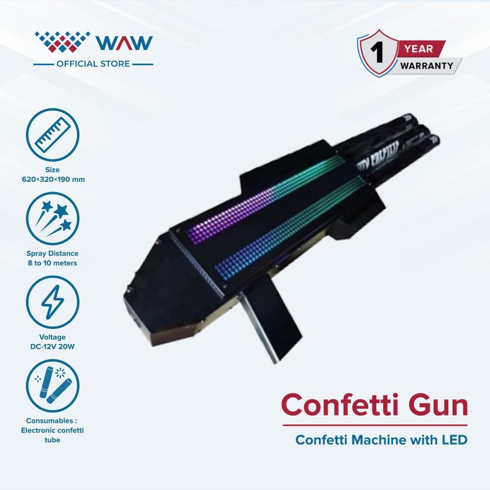Confetti Gun Three Head Salute Gun / Confetti Gun isi 3 / Tembakan confetti isi 3/ Mesin confetti Te