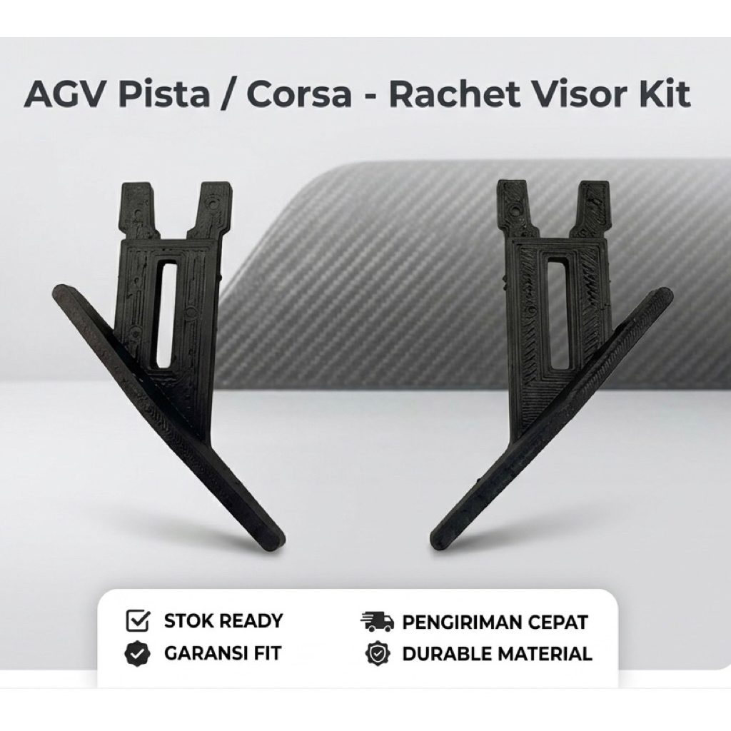 Kaki Rachet Visor Helm AGV Pista Corsa