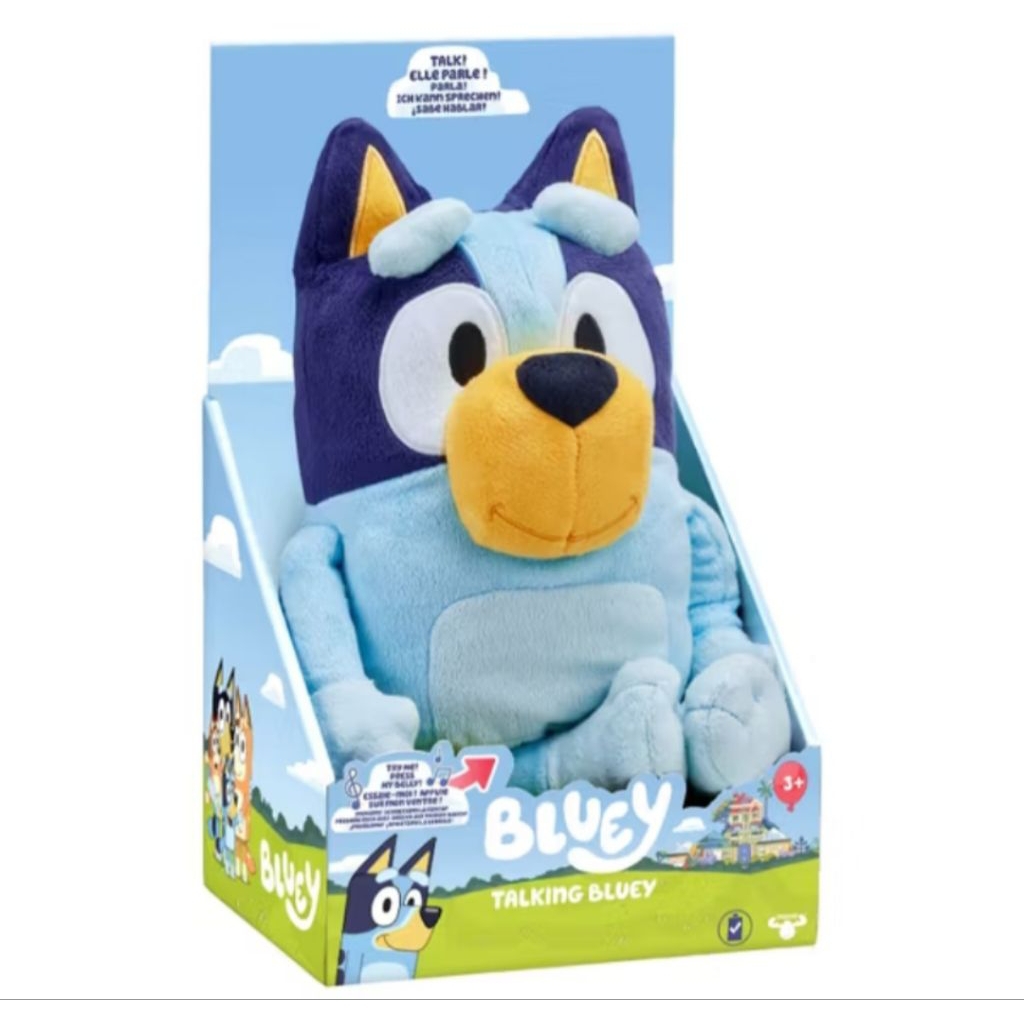 mainan sound plush bluey mainan boneka bersuara bluey mainan boneka bluey mainan talking bluey bedti