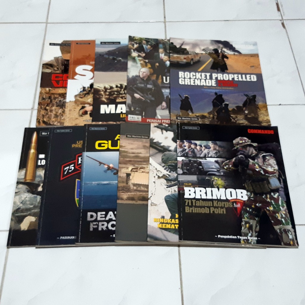 Majalah Commando War Fighter/Machine Series (Cabutan) Preloved Original