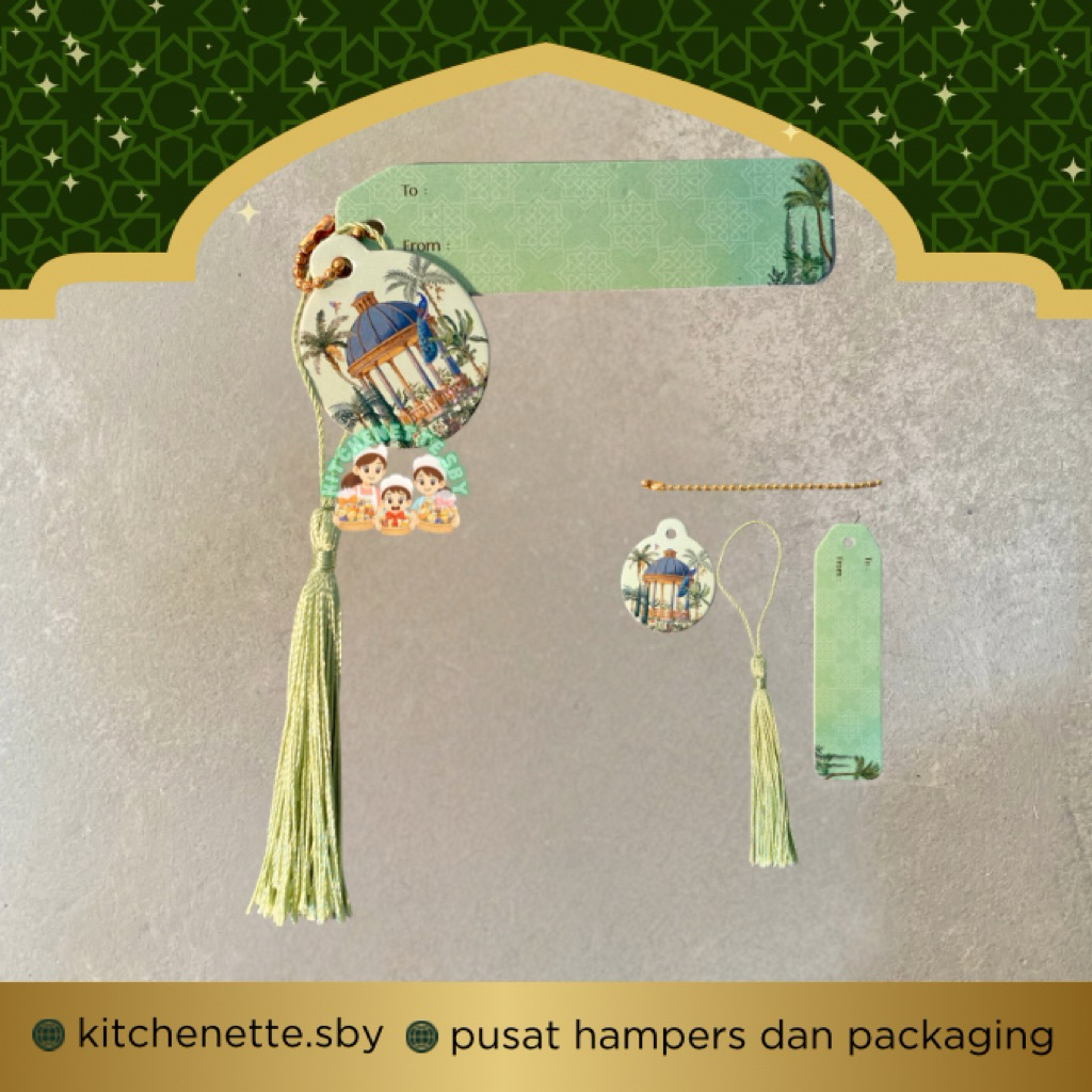 Hang Tag Lebaran DOUBLE PREMIUM Tassel Hang Tag Idul Fitri Hang Tag Box Hampers Hang Tag Hampers Leb