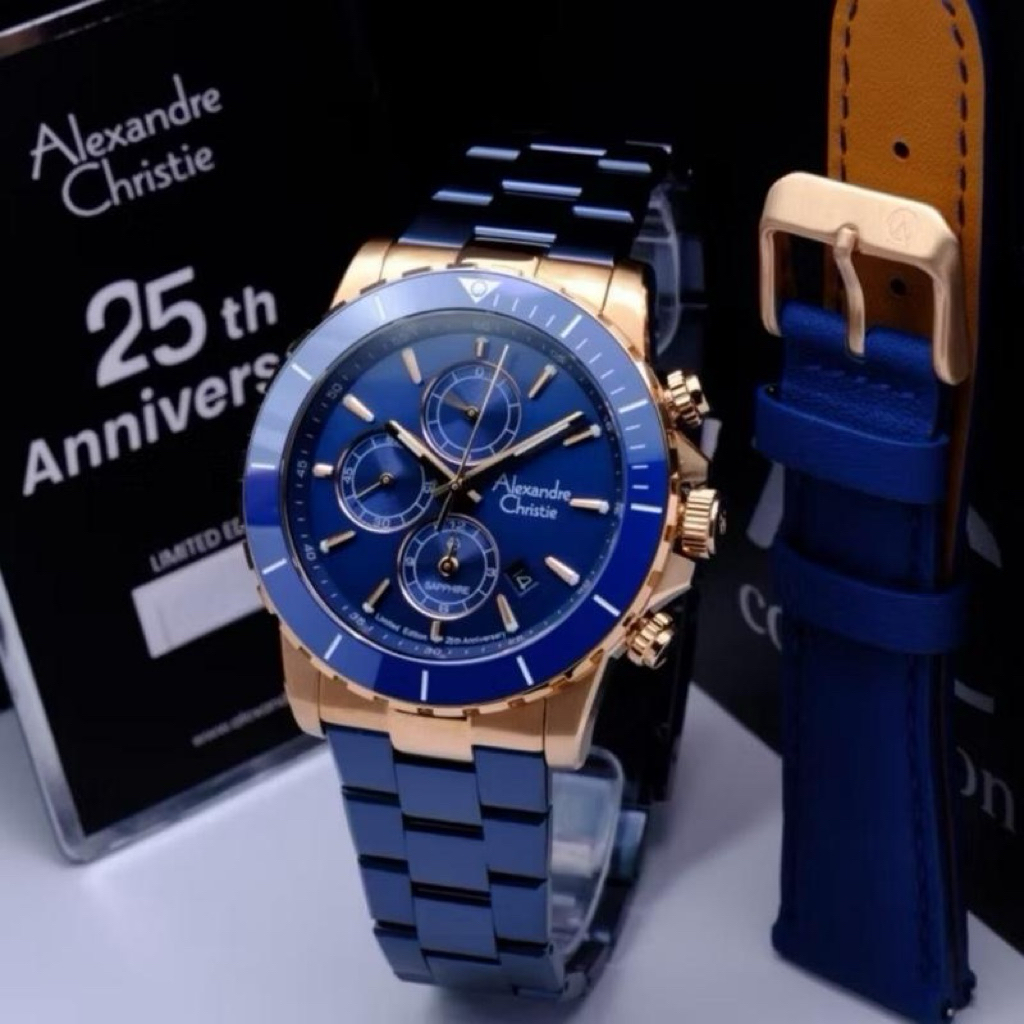 Jam Pria Alexandre Christie AC6141 25tahun Limited Edition