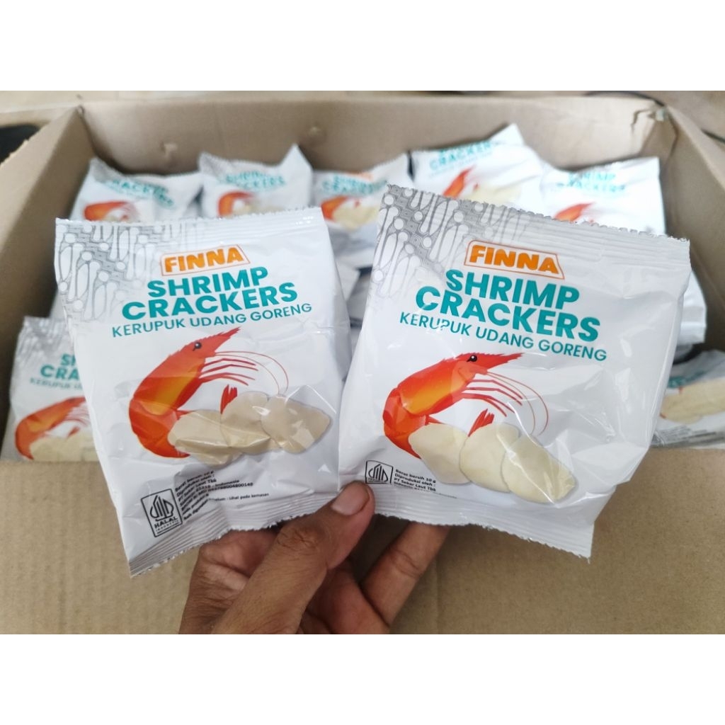 Krupuk Udang Goreng Finna 1Dus isi 120pcs