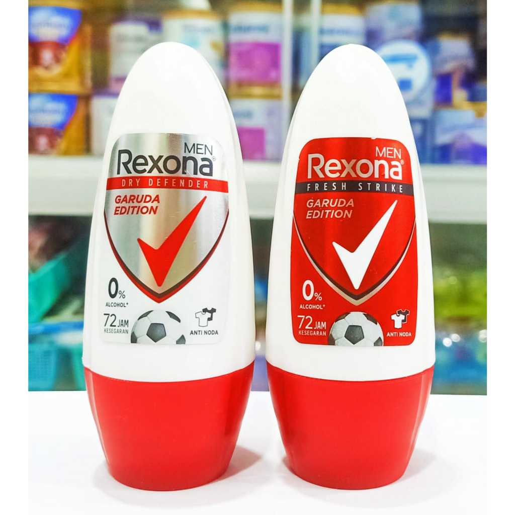 REXONA MEN (GARUDA EDITION ROLL ON @40ML) - ANTI-PERSPIRANT DEODORANT TERBARU