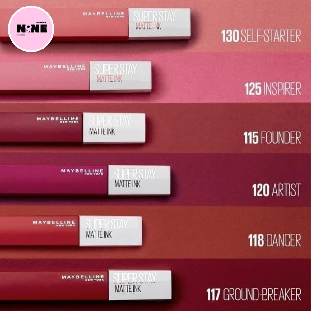 [BIG SALE!!!] Lipcream Maybelline Superstay Matte Ink - Tahan Lama, Warna Intens, Waterproof