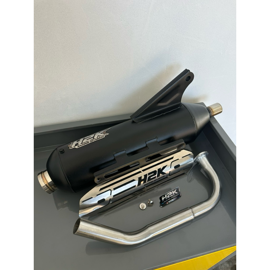 Knalpot Standar Racing SIJIRO ORIGINAL H2K Racing Division bass adem buat mio sporty mio j mio m3
