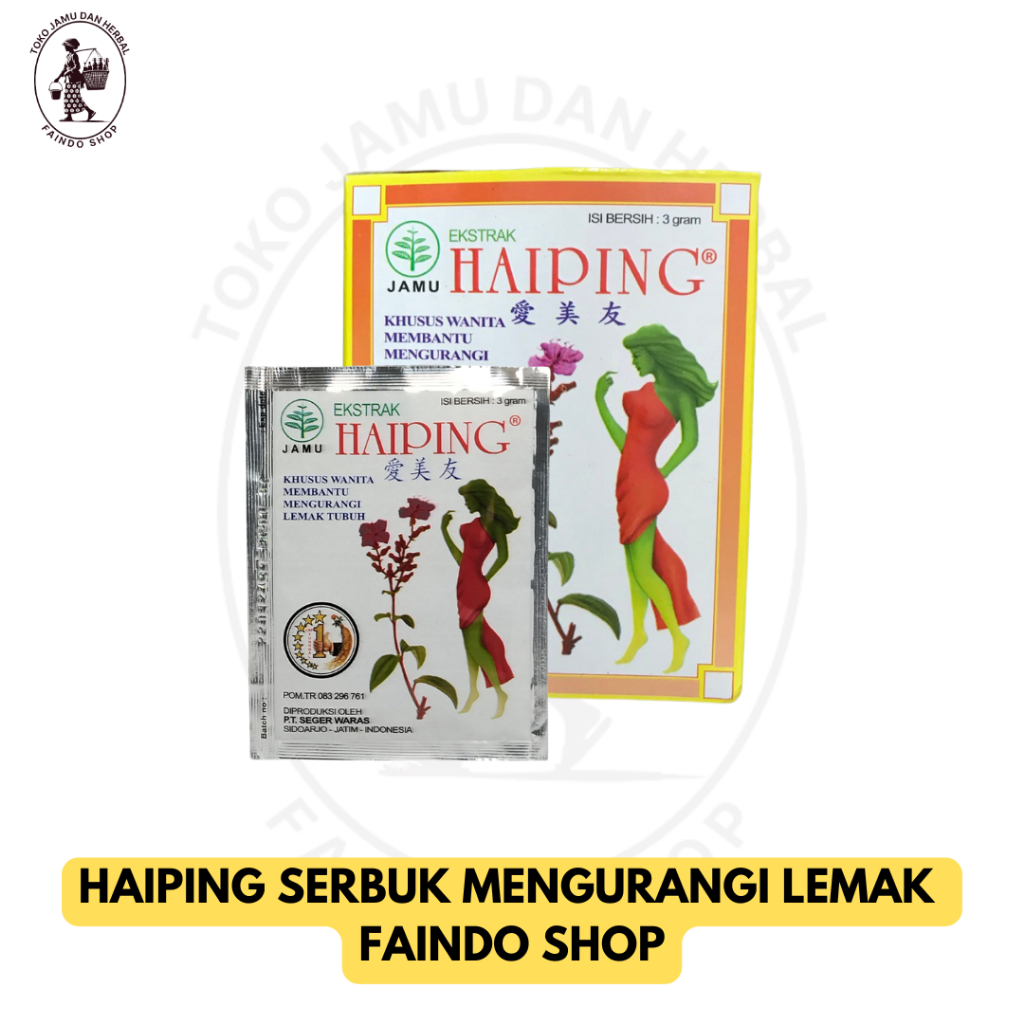 Jamu Haiping Serbuk Untuk Melangsingkan Tubuh Eceran