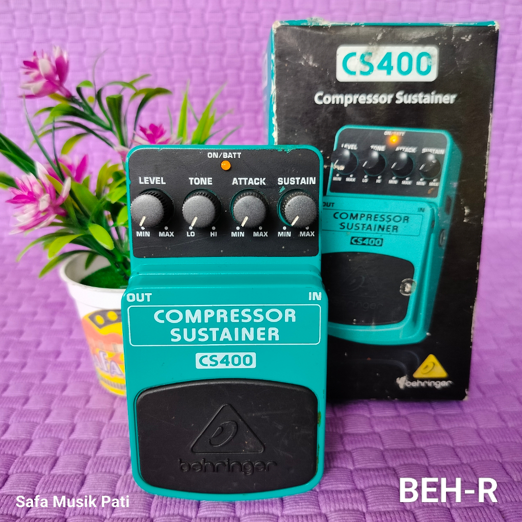 Behringer Compressor Sustainer CS400 Efek Gitar Mulus, Normal, Original, no Minus