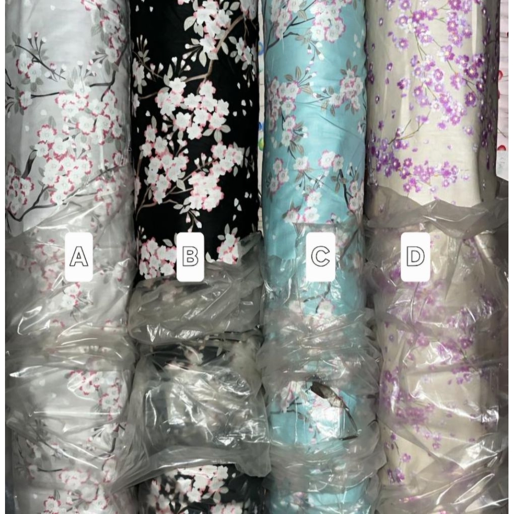 KAIN METERAN KATUN JEPANG BANYAK MOTIF TOKAI SENKO ORI