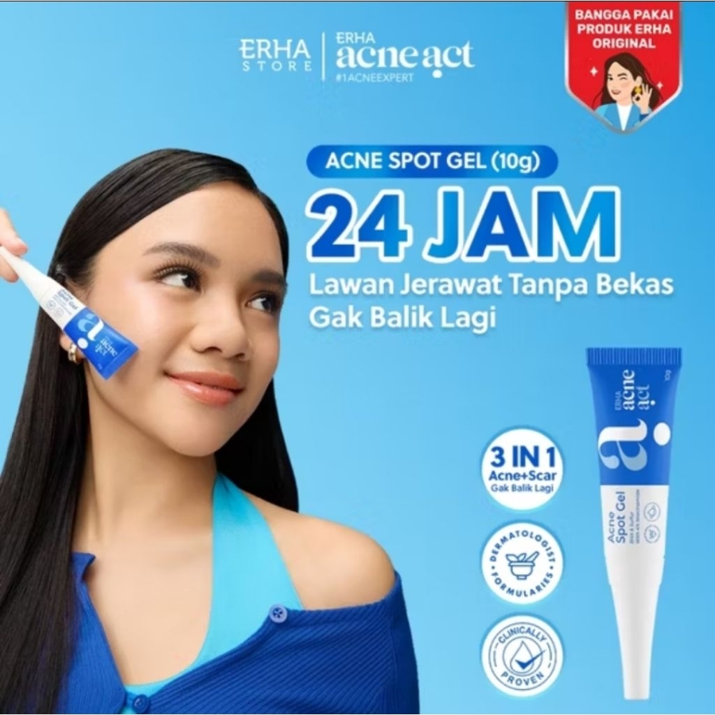 GEL JERAWAT ERHA ACNE SPOT GEL ACNEACT
