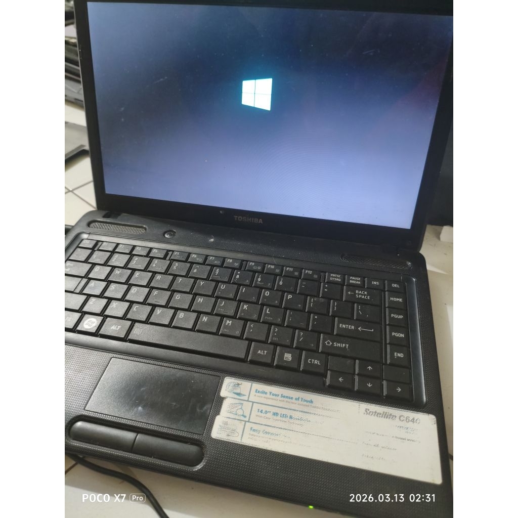 laptop Toshiba c640