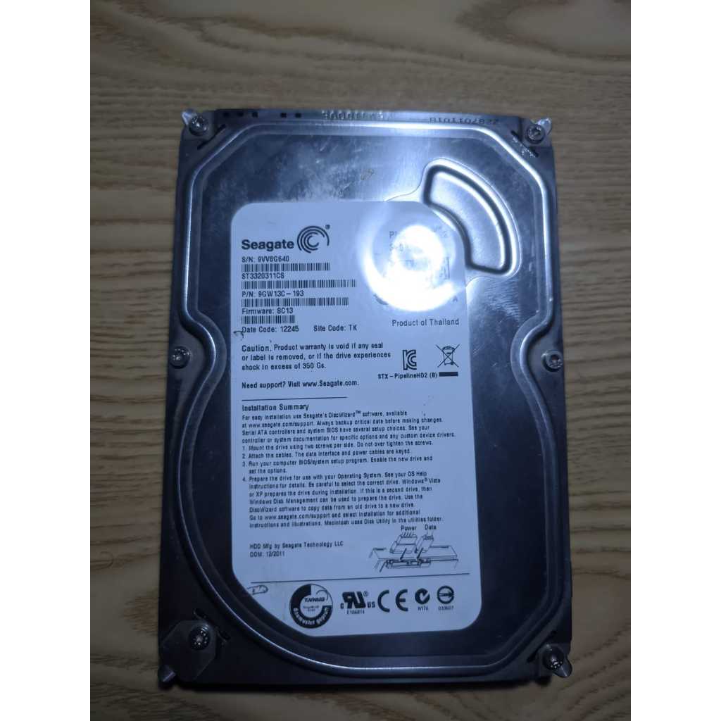 HDD Seagate 320 GB Normal 100/100