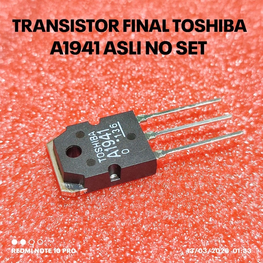 1 BUAH TRANSISTOR 2SA1941 A1941 A 1941 NO SET ASLI JAPAN