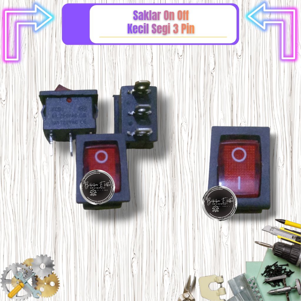 Saklar Led 3pin Kecil
