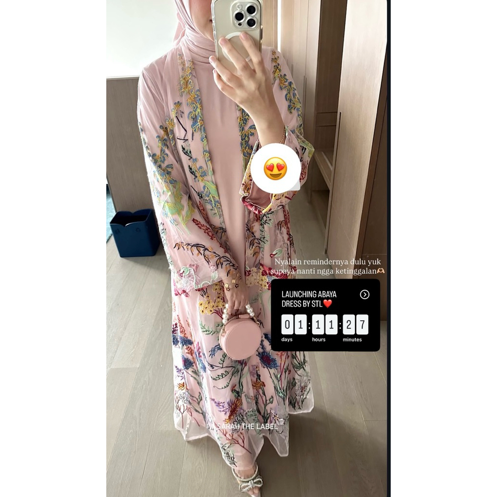 Sarah the label abaya dress