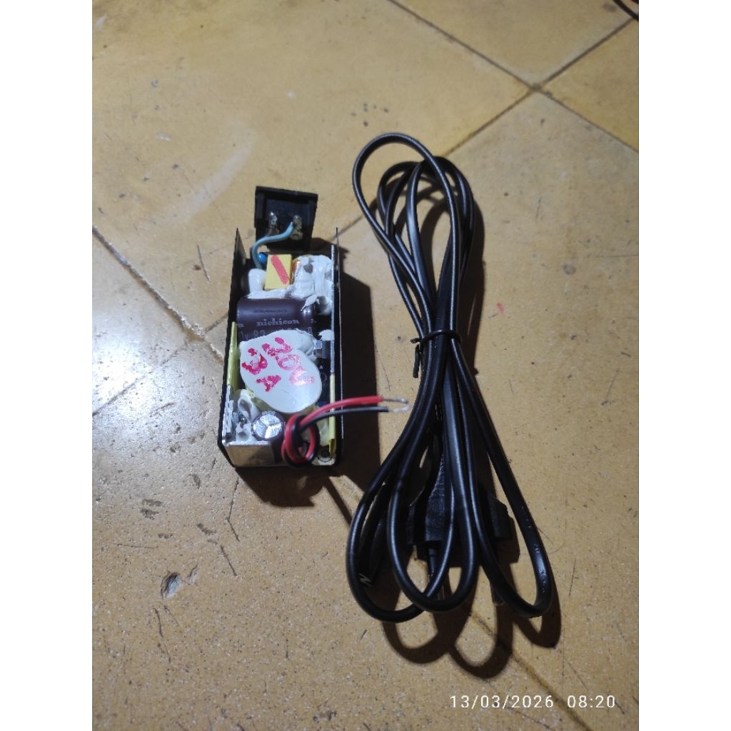 power supply smps switching 20volt 3a cocok untuk kit ampli class d tpa3116d2 bekas original plus ka