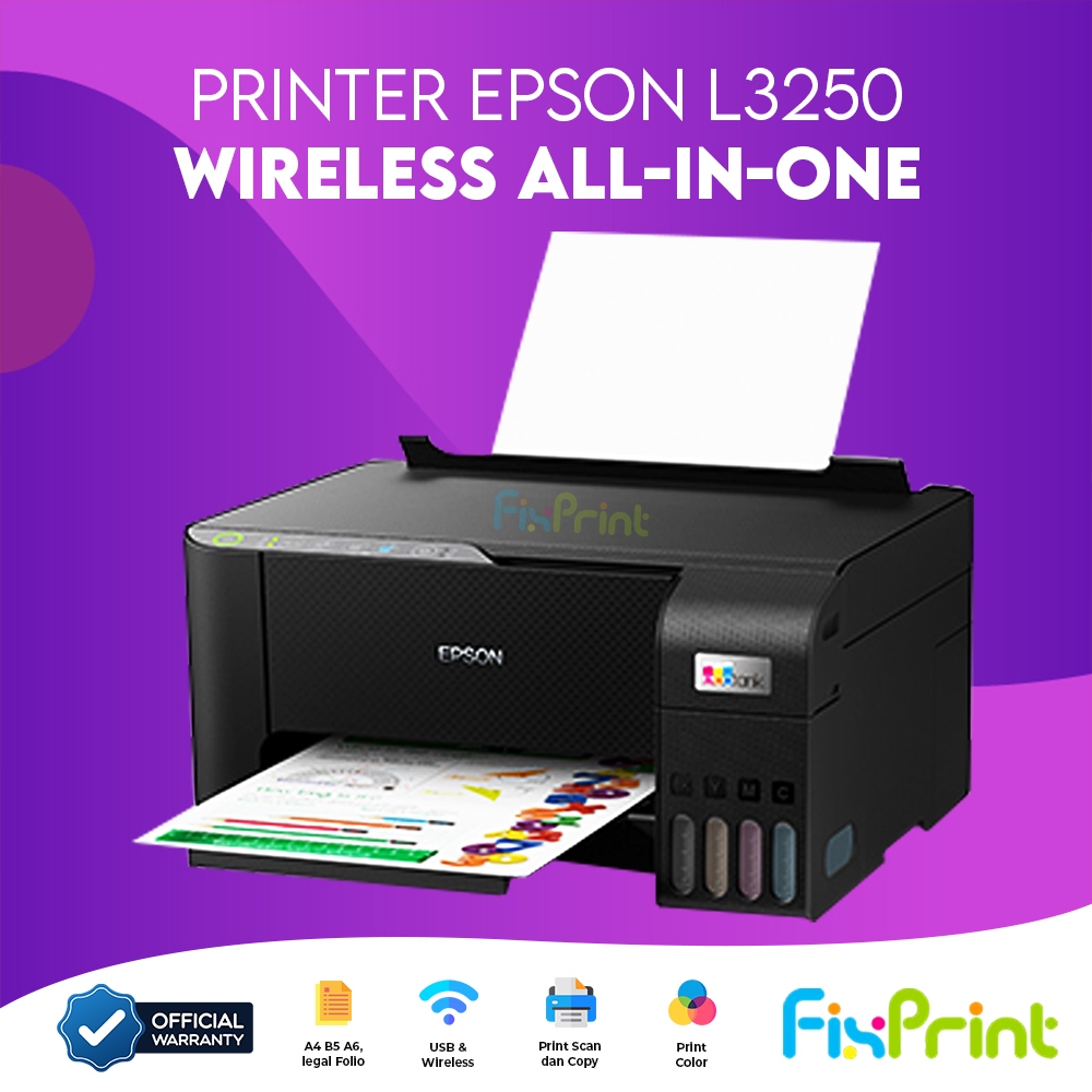 Printer Epson L3250 Print Scan Copy All In One  Wireless L3210 L3211 All in One  Epson LX-310 / LQ-3