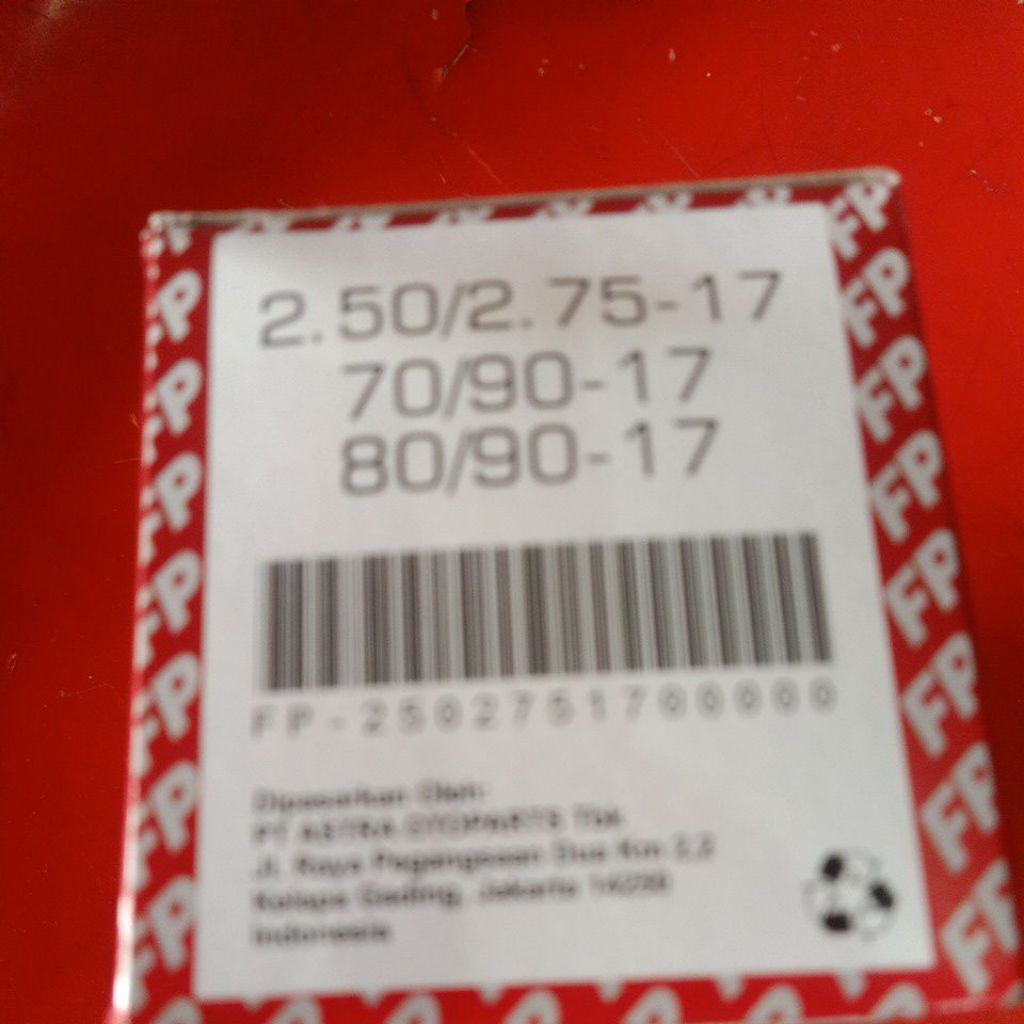 ban dalam belakang motor bebek