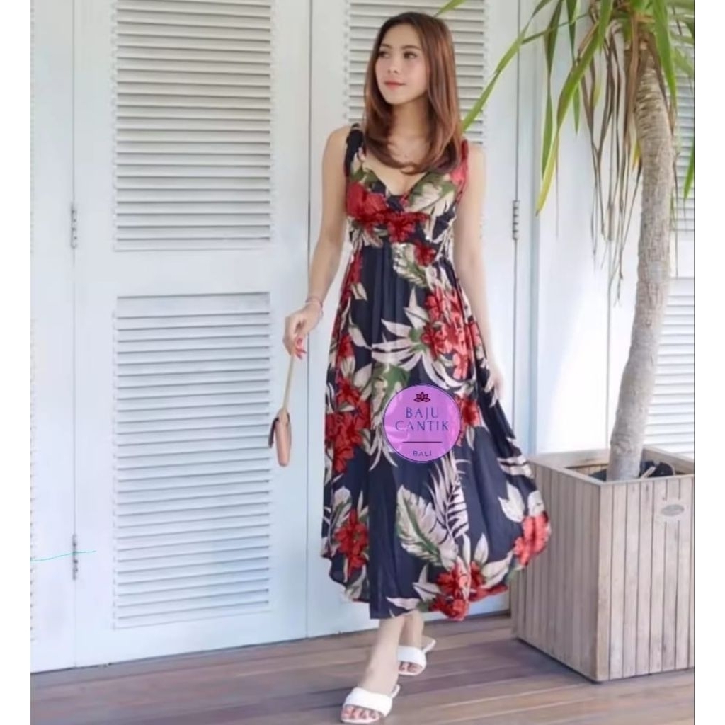 Baju Dress Pantai Tali Mozza
