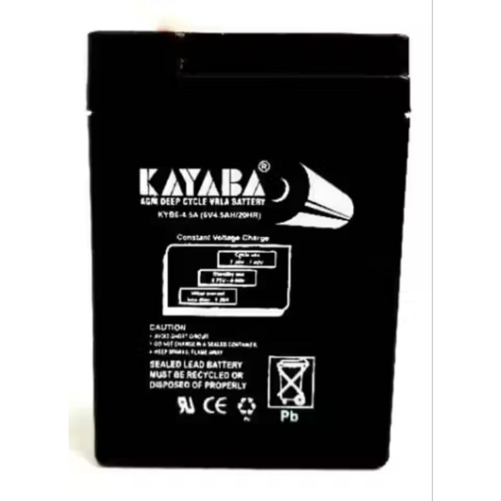 BATERE AKI KERING 6V 4.5A ORIGINAL KAYABA