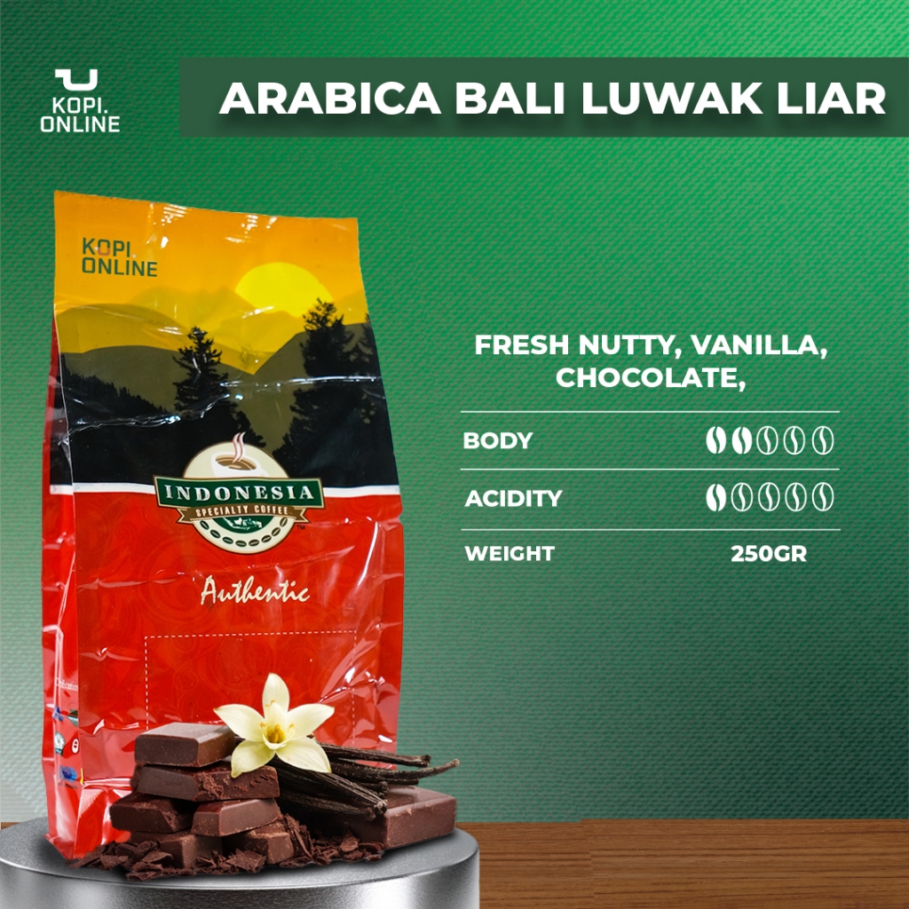 Kopi Arabika Luwak Bali Liar