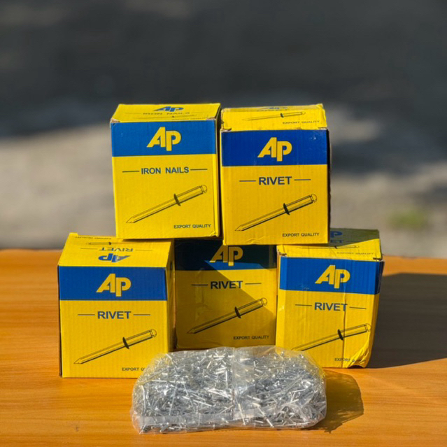 Paku Rivet AP Export Quality - Isi 1000/ Pcs - Blind Rivet Alumunium Baja Ringan
