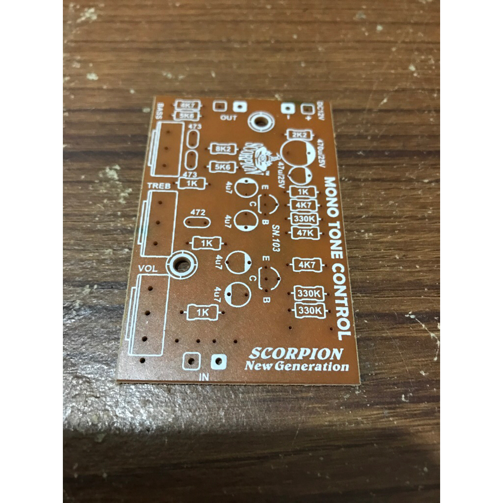 PCB MONO TONE CONTROL