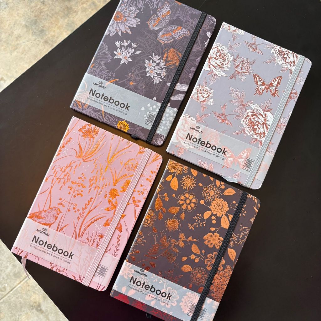 A5 MIKIREI DIARY HOLOGRAM FLOWERS | JAPANESE DIARY BUKU JURNAL AESTHETIC