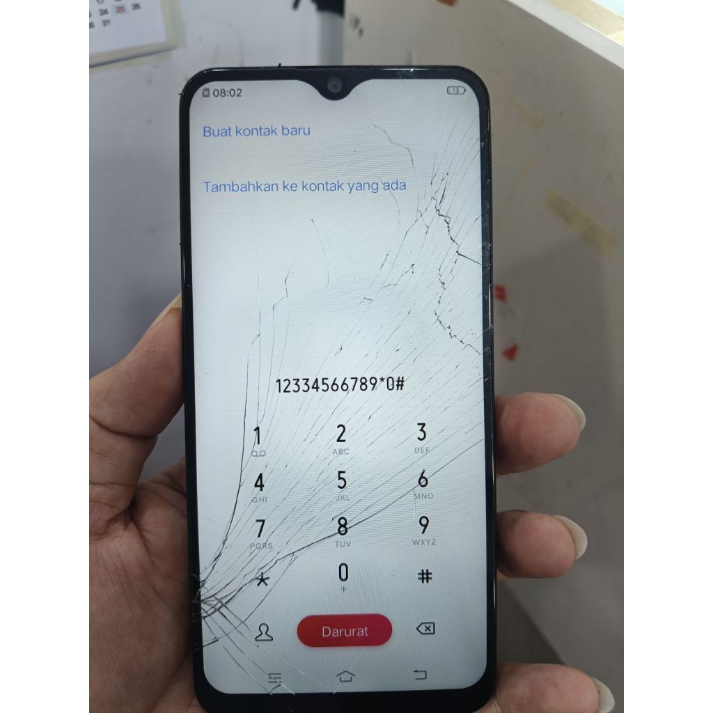 Lcd VIVO Y12 OEM.. Minus Kaca Retak..