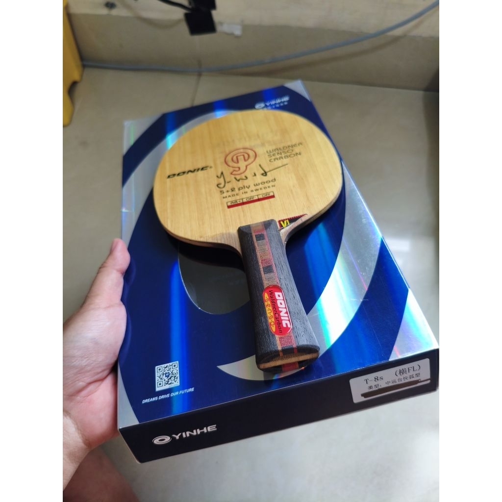 23. Donic Waldner Senso Carbon V1 Bekas Mulus